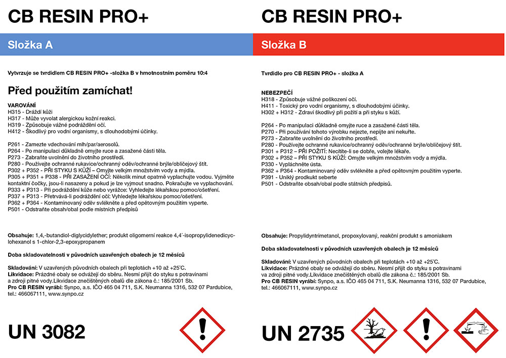 CB RESIN PRO+ 700g čirá licí epoxidová pryskyřice