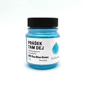 PERLESCENTNÍ PIGMENT MYRESIN - PRÁŠEK TAM DEJ DUO BLUE-GREEN 14 G