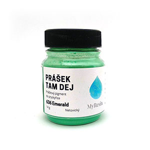 PERLESCENTNÍ PIGMENT MYRESIN - PRÁŠEK TAM DEJ EMERALD 14 G