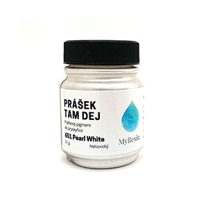 PERLESCENTNÍ PIGMENT MYRESIN - PRÁŠEK TAM DEJ PEARL WHITE 21 G