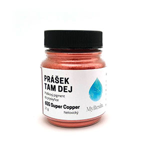 PERLESCENTNÍ PIGMENT MYRESIN - PRÁŠEK TAM DEJ SUPER COPPER 21 G