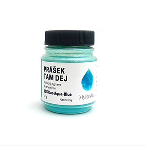 PERLESCENTNÍ PIGMENT MYRESIN - PRÁŠEK TAM DEJ DUO AQUA-BLUE 14 G