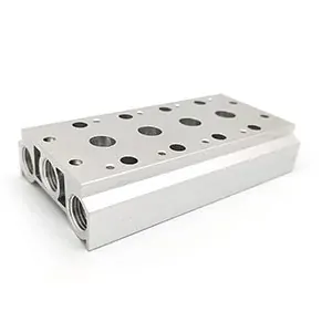 Kolektorová deska pro propojení 4 solenoidových ventilů