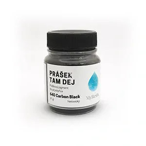 PERLESCENTNÍ PIGMENT MYRESIN - PRÁŠEK TAM DEJ Carbon Black 21 G