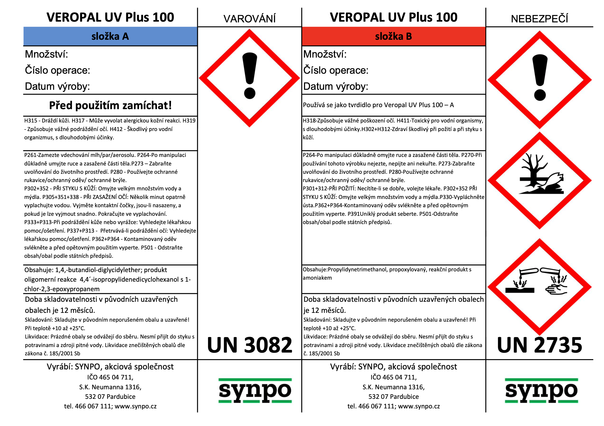 VEROPAL UV PLUS 100 7kg čirá epoxidová pryskyřice